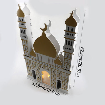 Wooden Arabic Castle Ramadan Countdown (MAC384) - A-1 Thread Vault