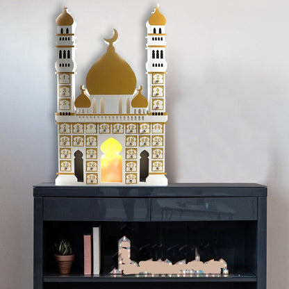 Wooden Arabic Castle Ramadan Countdown (MAC384) - A-1 Thread Vault