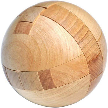Wooden Puzzle Magic Ball Brain Teasers Toy Intelligence Game - A-1 Thread Vault