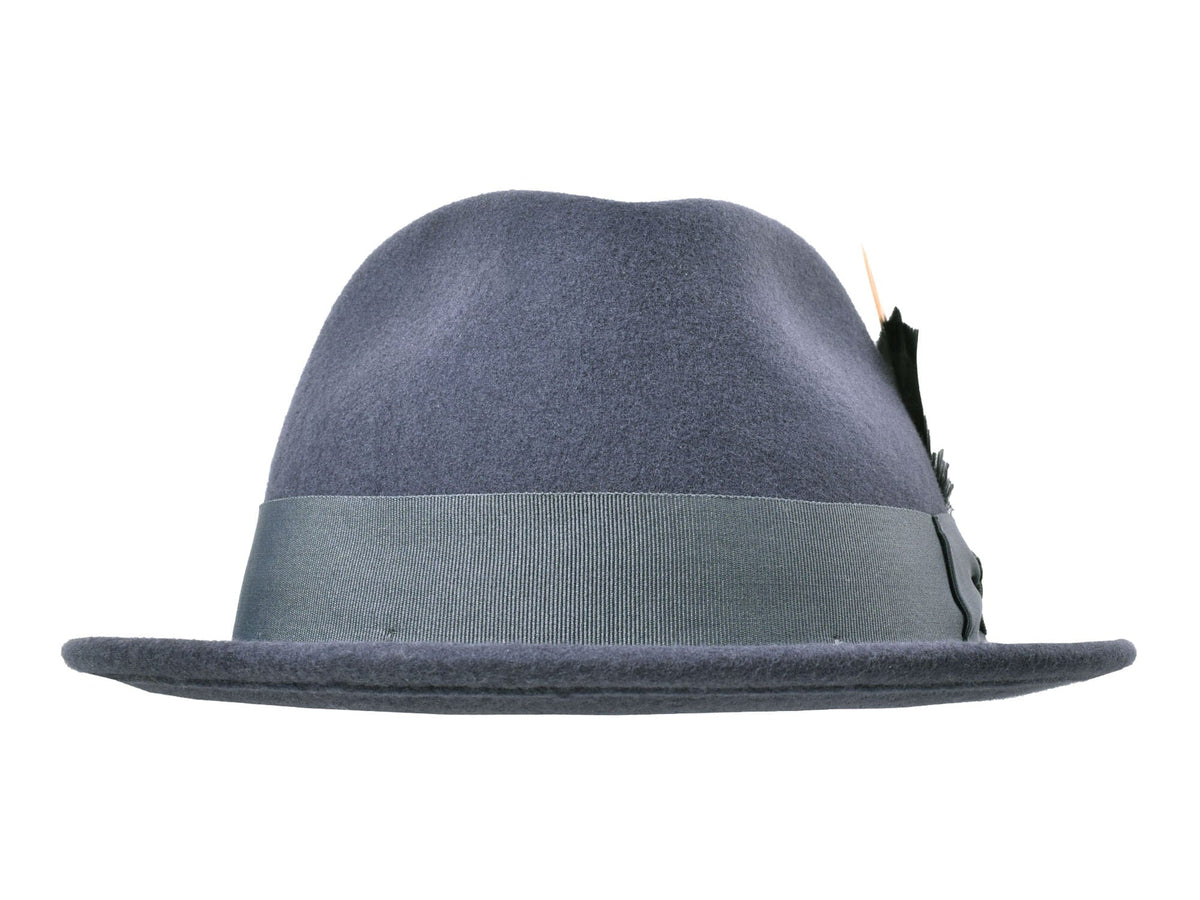 Wool Felt Fedora Hat Classic Roma Stingy