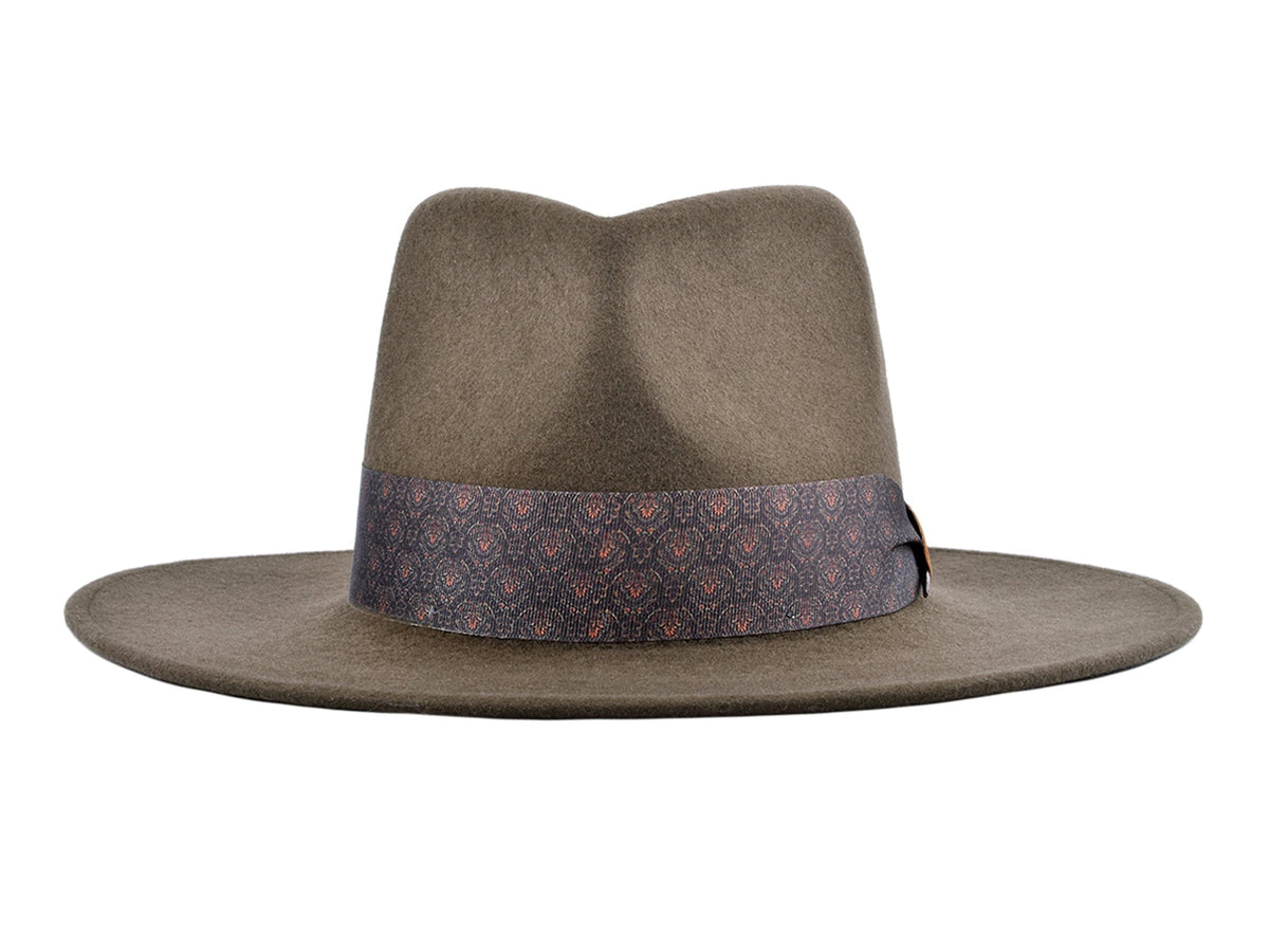 Wool Felt Flat Brim Hat Trendly Gypsy