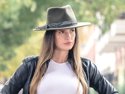 Wool Felt Hat Rain Forest
