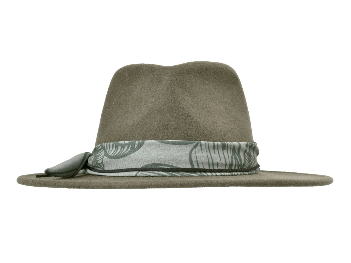 Wool Felt Hat Rain Forest