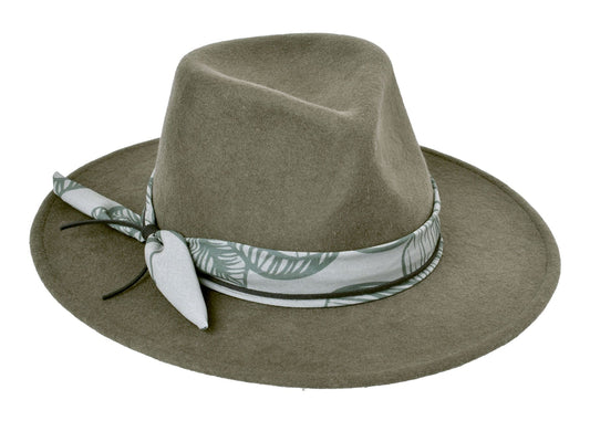 Wool Felt Hat Rain Forest