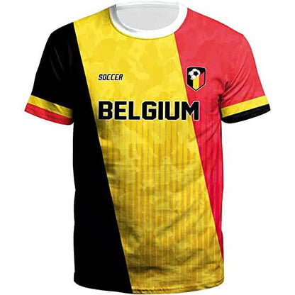 World Cup 2022 Soccer Jersey Women & Mens Football T-Shirts Belgium - A-1 Thread Vault
