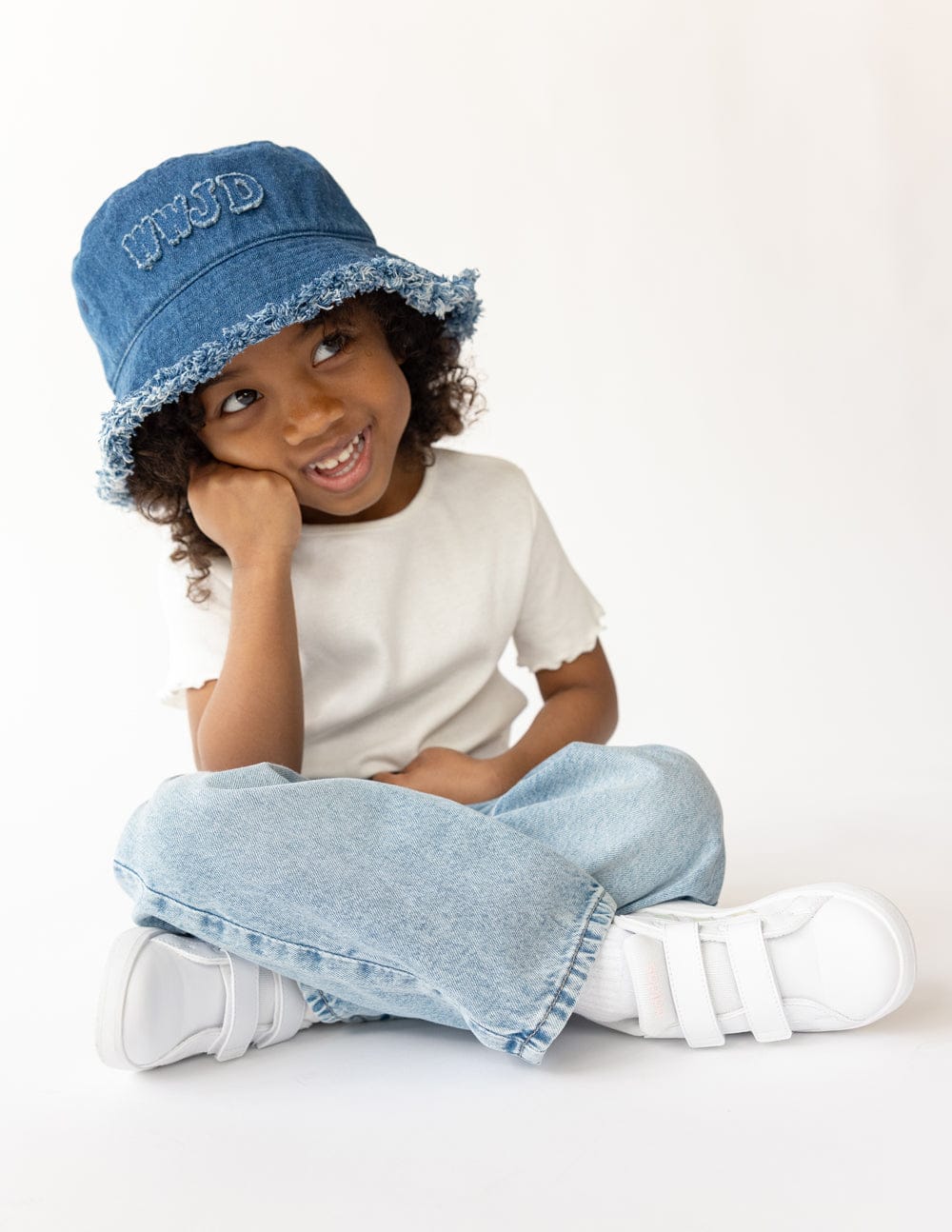 WWJD Denim Kids Bucket Hat - A-1 Thread Vault