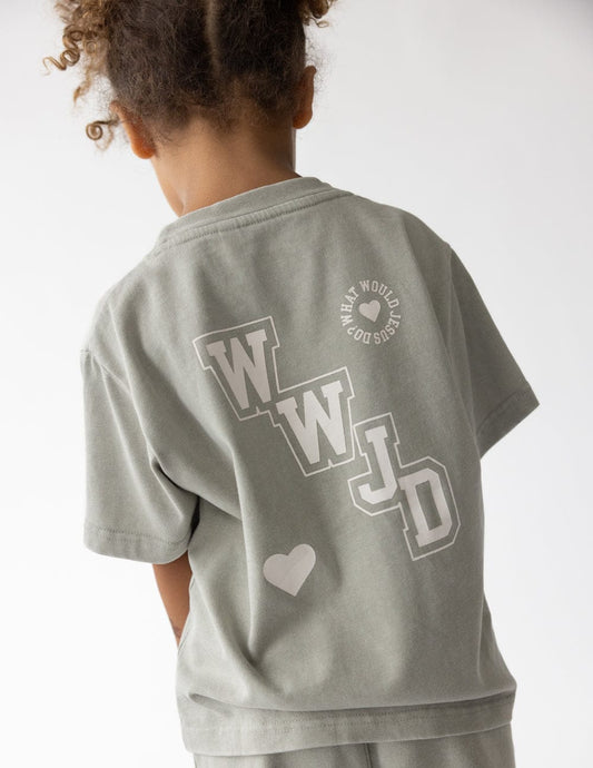 WWJD Varsity Kids Tee - A-1 Thread Vault