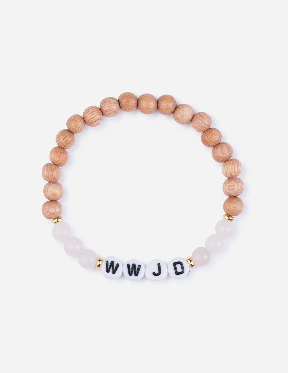 WWJD Wooden Letter Bracelet - A-1 Thread Vault