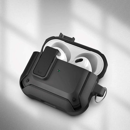 X-Armor for Airpods 3rd Generation Case with Locking Lid | Protective Carrying Pod with Carabiner Keychain (Airpods Gen 3) - A-1 Thread Vault