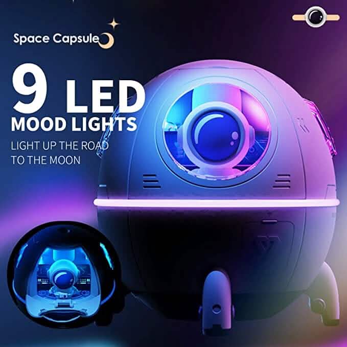 Xoali Small Cool Mist Humidifiers 220ML with Auto Shut Off and Night Light - A-1 Thread Vault