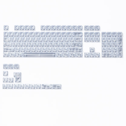XVX Arctic Transparent Double-Shot PC Keycap Set