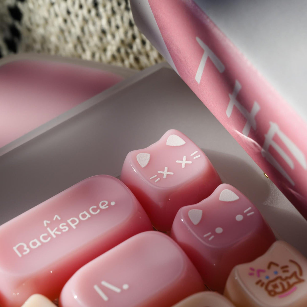 XVX C67 AcriCat Themed Wireless Acrylic Mechanical Keyboard - A-1 Thread Vault