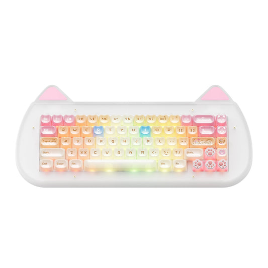 XVX C67 AcriCat Themed Wireless Acrylic Mechanical Keyboard - A-1 Thread Vault