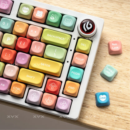 XVX Candy MOA Profile Dye-Sublimation PBT Keycap Set - A-1 Thread Vault