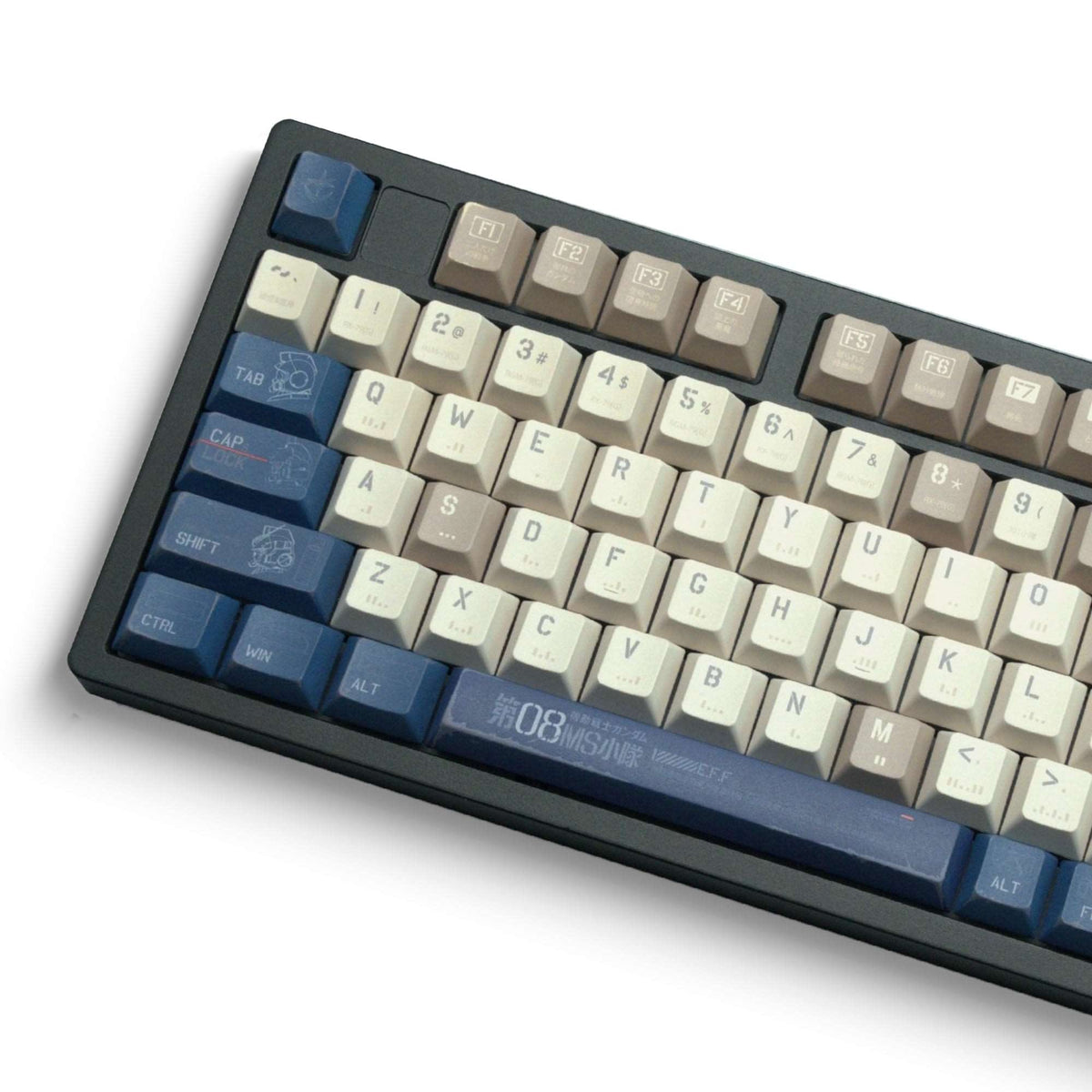 XVX Damaged Mecha Themed Cherry Profile 143-Key Keycaps Full Set - A-1 Thread Vault