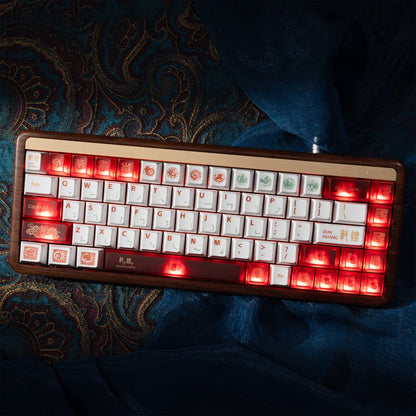 XVX Dunhuang Themed Cherry Profile PBT+PC 212-Key Keycap Full Set - A-1 Thread Vault