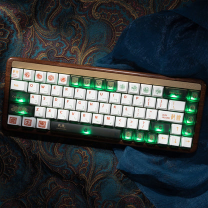 XVX Dunhuang Themed Cherry Profile PBT+PC 212-Key Keycap Full Set - A-1 Thread Vault