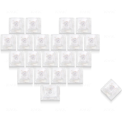 XVX Fizz Heart Series Cherry Profile PC 21-Key Artisan Keycap Set - A-1 Thread Vault