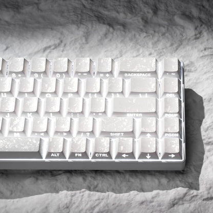 XVX Forged Carbon-Look Cherry Profile Side-Printed PC Keycap Set - A-1 Thread Vault