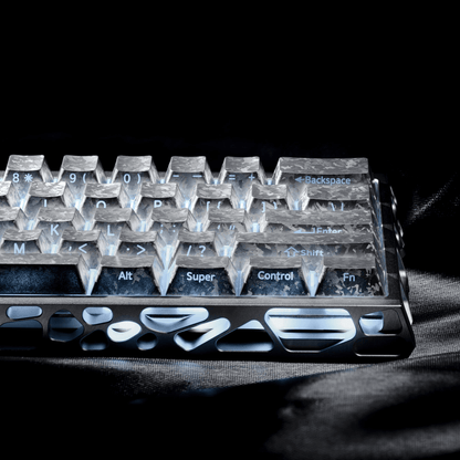 XVX Forged Carbon-Look Cherry Profile Side-Printed PC Keycap Set - A-1 Thread Vault