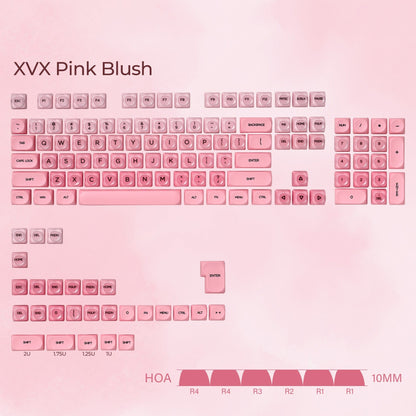 XVX Foundation Series HOA Profile Translucent PBT+PC 132-Key Keycap Set - A-1 Thread Vault