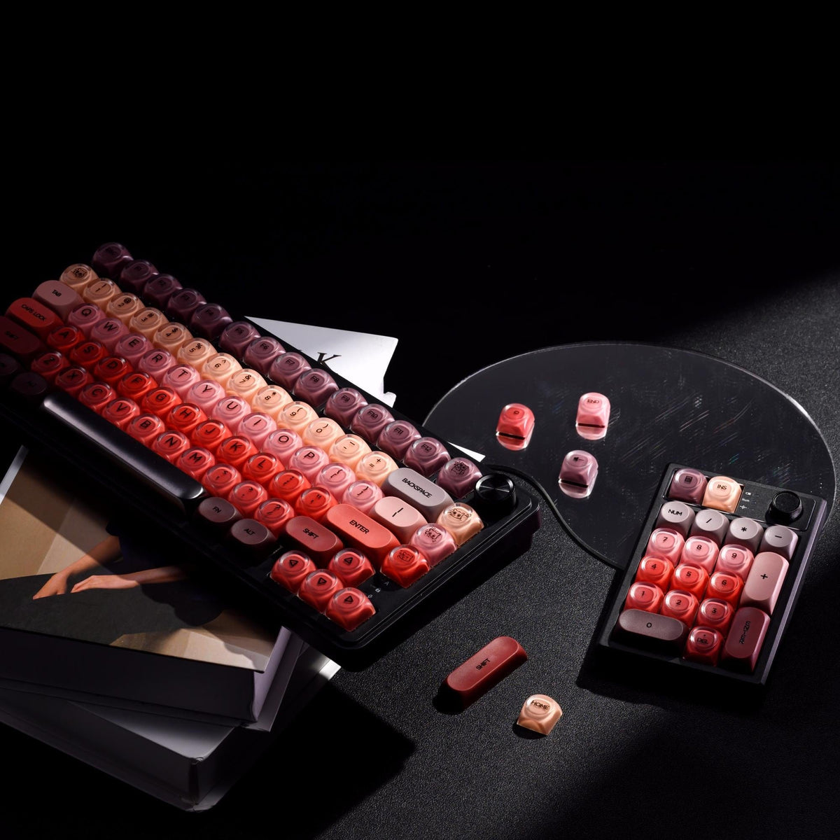 XVX Foundation Series HOA Profile Translucent PBT+PC 132-Key Keycap Set - A-1 Thread Vault
