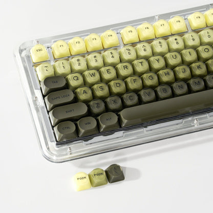 XVX Foundation Series HOA Profile Translucent PBT+PC 132-Key Keycap Set - A-1 Thread Vault