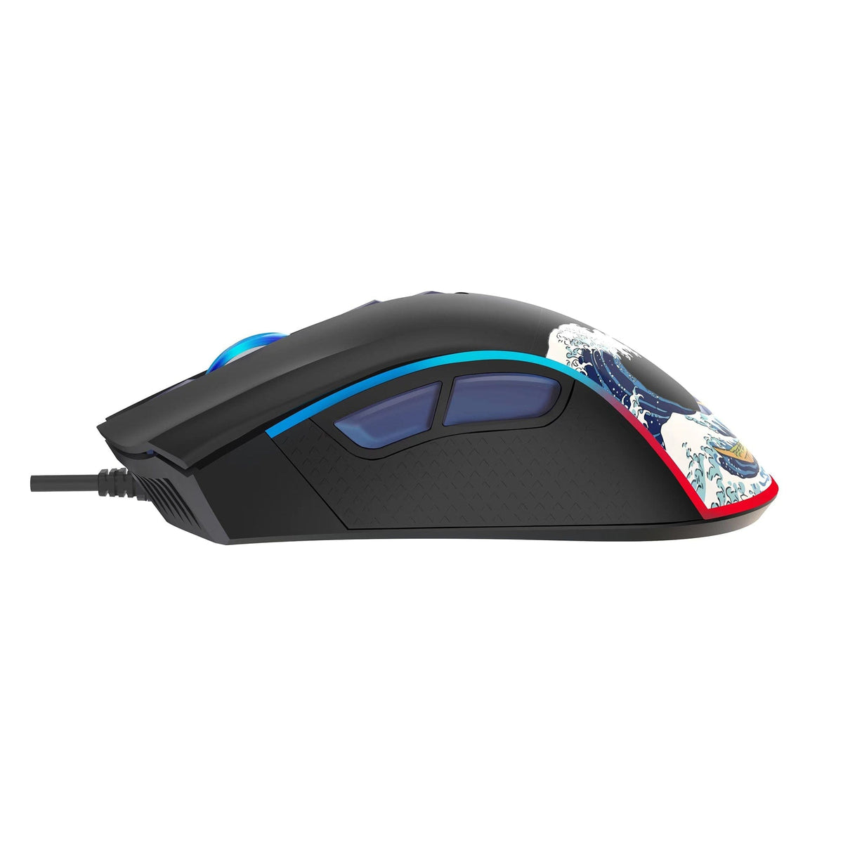 XVX G705 Kanagawa Themed Programmable Wired Gaming Mouse - A-1 Thread Vault