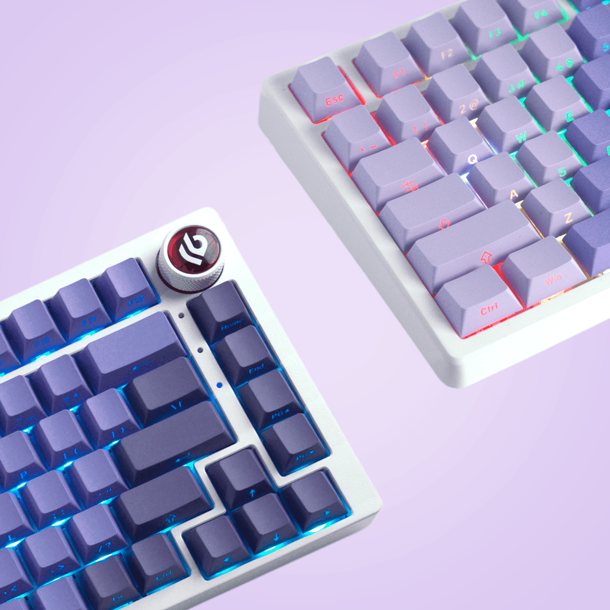 XVX Gradient X-Axis Series Side-Printed Cherry Profile 121-Key PBT Keycap Set - A-1 Thread Vault
