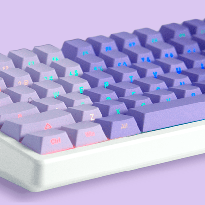 XVX Gradient X-Axis Series Side-Printed Cherry Profile 121-Key PBT Keycap Set - A-1 Thread Vault