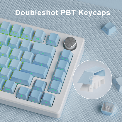 XVX Gradient X-Axis Series Side-Printed Cherry Profile 121-Key PBT Keycap Set - A-1 Thread Vault