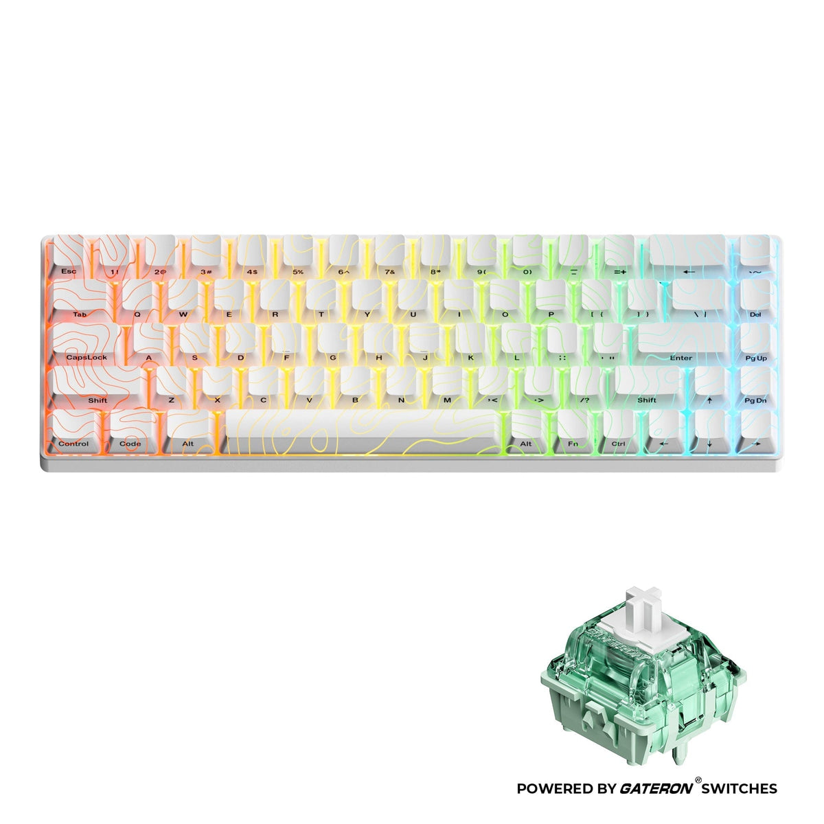 XVX HE68 68% Rapid Trigger Hall Effect Wired Magnetic Gaming Keyboard - A-1 Thread Vault
