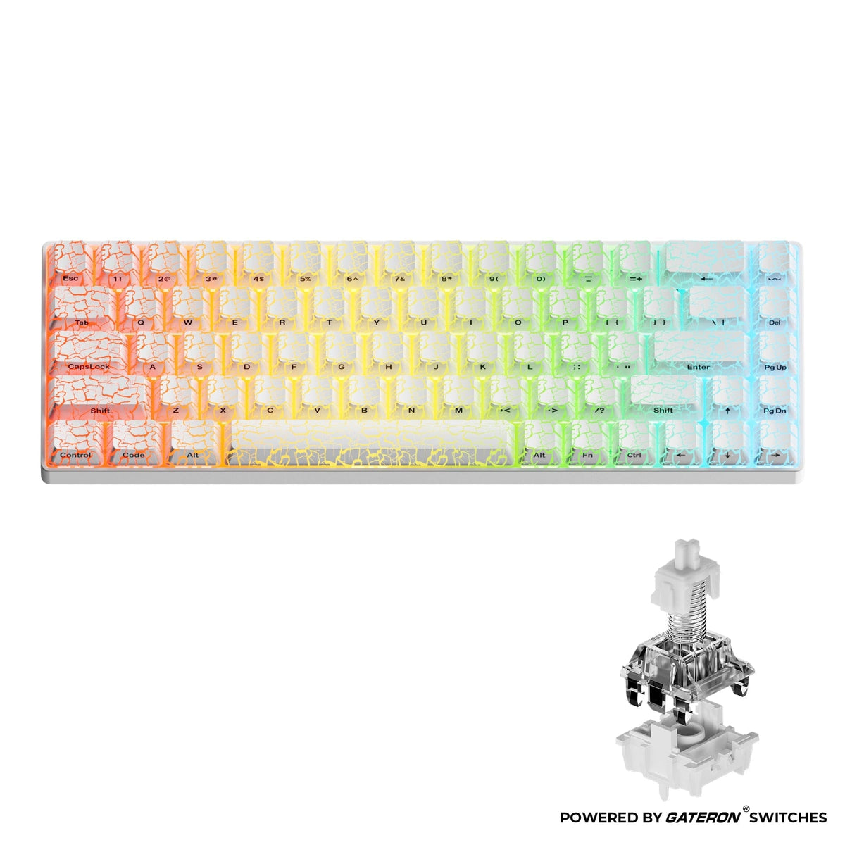XVX HE68 68% Rapid Trigger Hall Effect Wired Magnetic Gaming Keyboard - A-1 Thread Vault