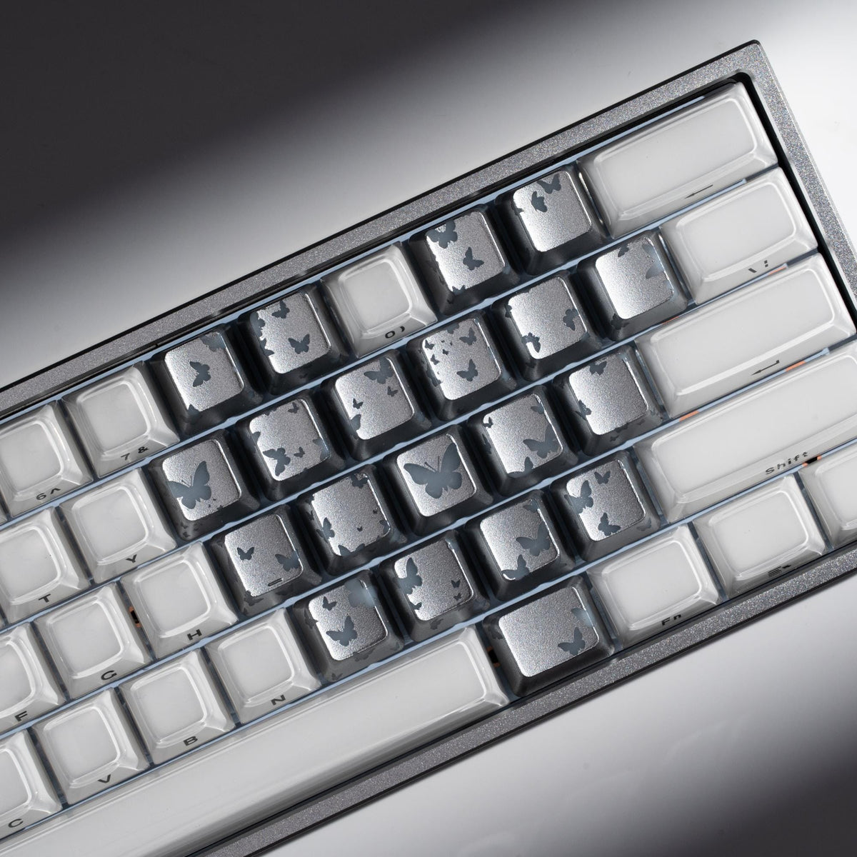 XVX IMD FlutterBloom Heart Layout 21-Key Artisan Keycap Set - A-1 Thread Vault