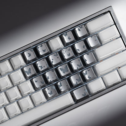 XVX IMD FlutterBloom Heart Layout 21-Key Artisan Keycap Set - A-1 Thread Vault