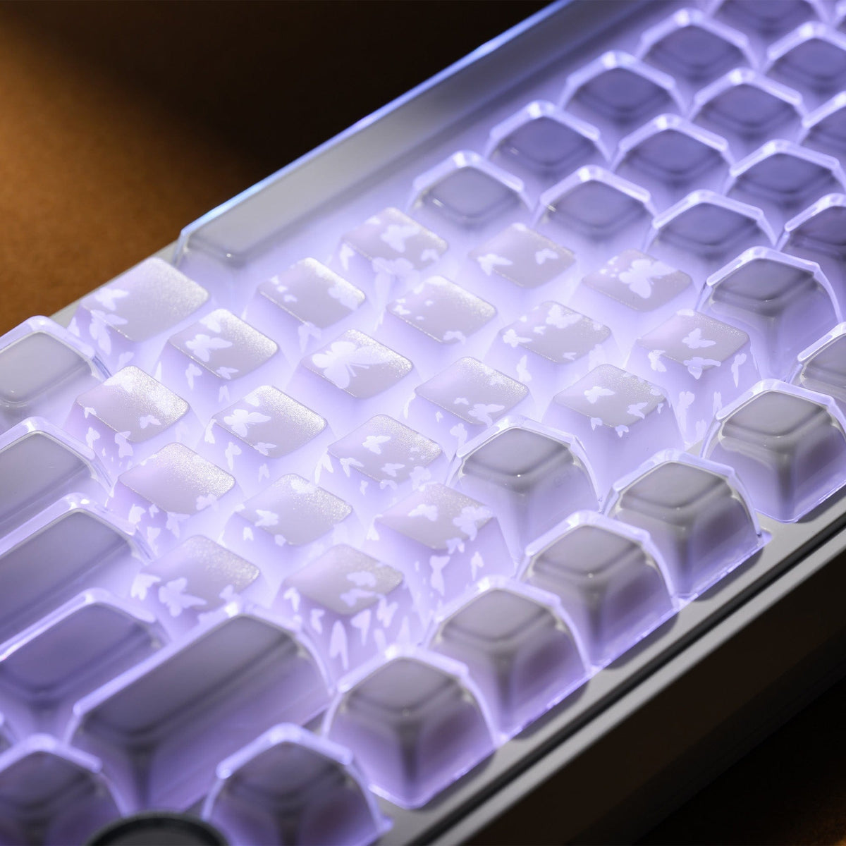 XVX IMD FlutterBloom Heart Layout 21-Key Artisan Keycap Set - A-1 Thread Vault