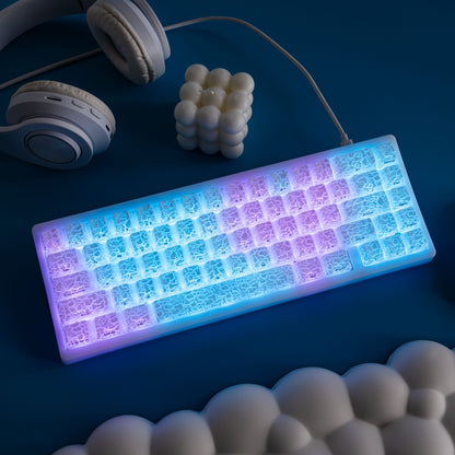 XVX IMD Spider Web Shine-Through OEM Profile 118-Key Keycap Set - A-1 Thread Vault