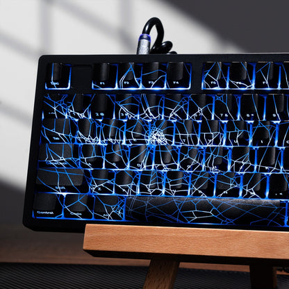 XVX IMD Spider Web Shine-Through OEM Profile 118-Key Keycap Set - A-1 Thread Vault
