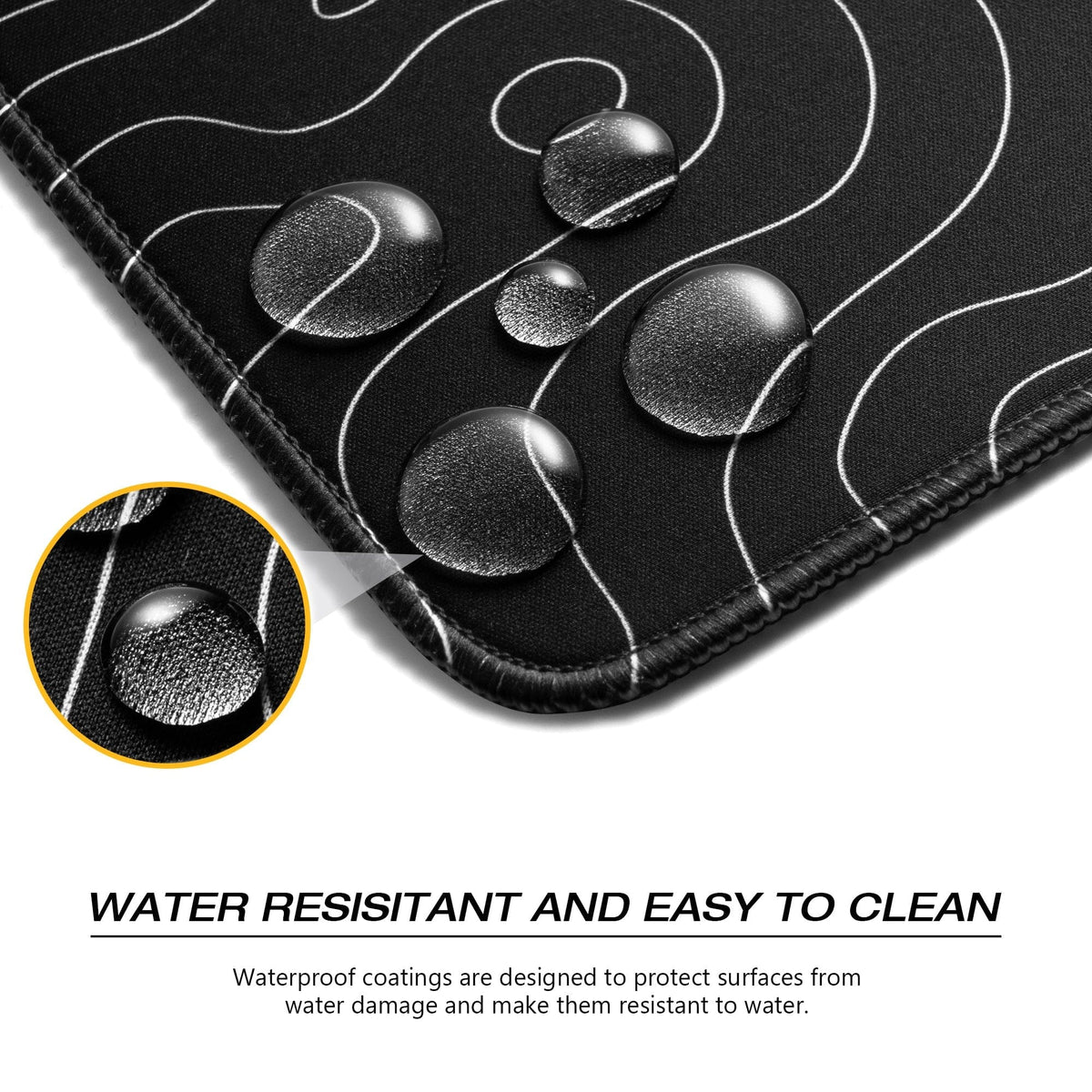 XVX Kanagawa Outline Themed Large Desk Mat - A-1 Thread Vault
