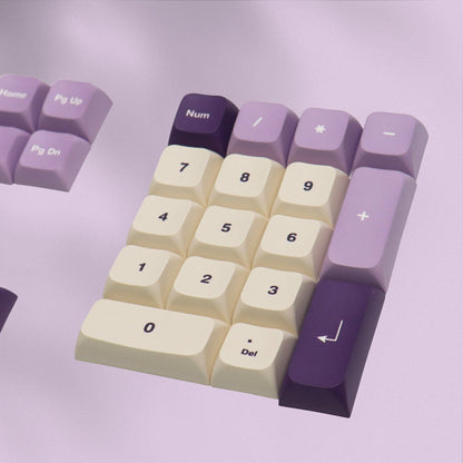 XVX Lavender Purple Dye-Sublimation XVX Profile 123-Key PBT Keycap Set - A-1 Thread Vault