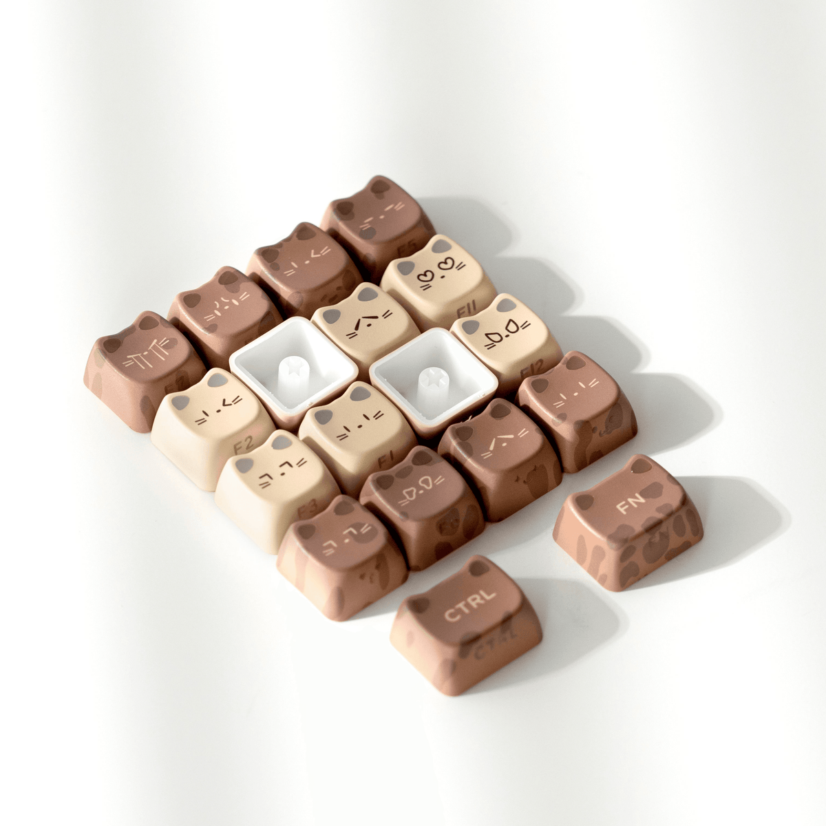 XVX Lumicat MAO Profile Side-Printed Shine-Through 113-Key Keycap Set - A-1 Thread Vault