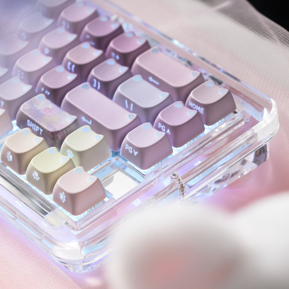 XVX Lumicat MAO Profile Side-Printed Shine-Through 113-Key Keycap Set - A-1 Thread Vault