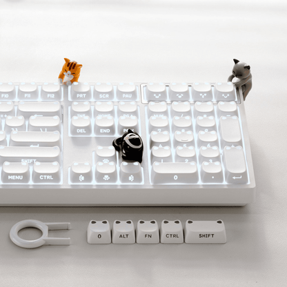XVX Lumicat MAO Profile Side-Printed Shine-Through 113-Key Keycap Set - A-1 Thread Vault