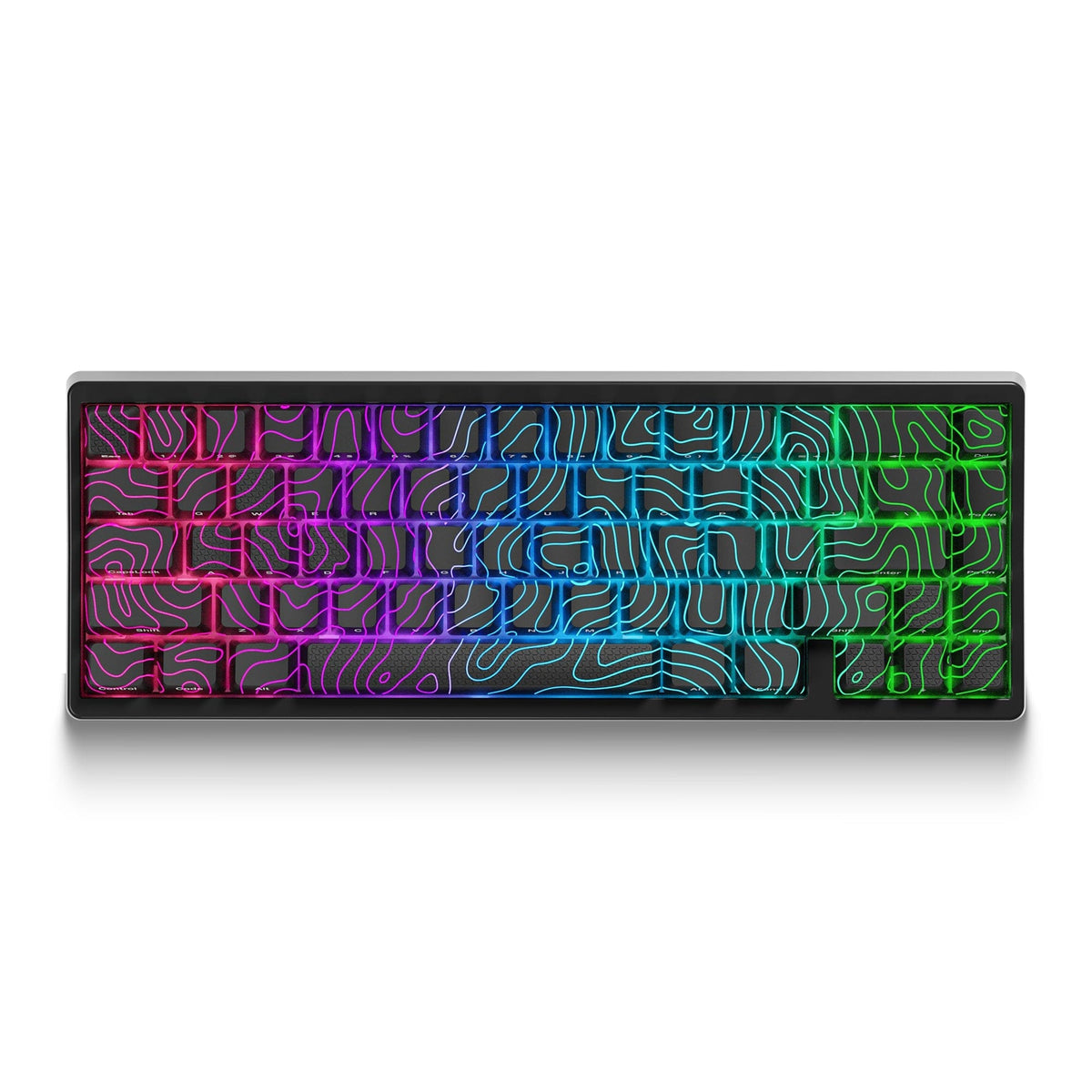 XVX M67 JadeStone Interstellar Black Tri-Mode RGB Mechanical Keyboard - A-1 Thread Vault