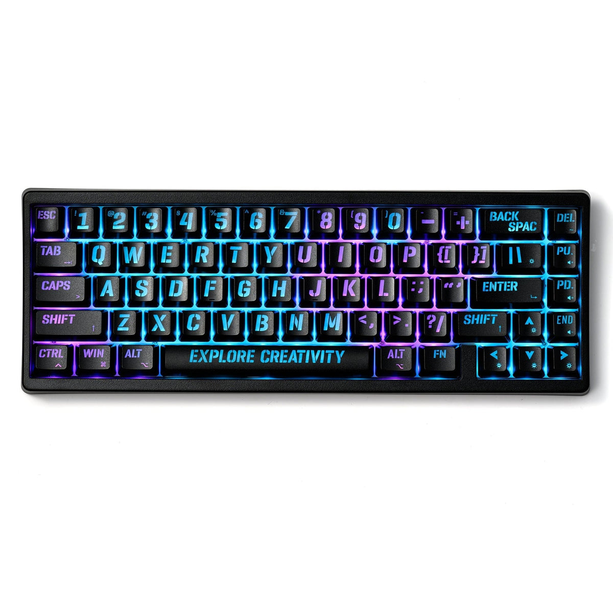 XVX M67 JadeStone Miami Tri-Mode RGB Mechanical Keyboard - A-1 Thread Vault