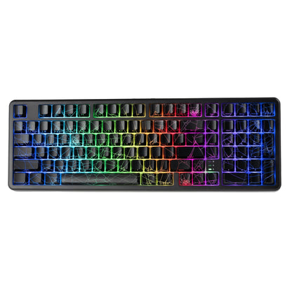XVX M67 JadeStone Spider Web Tri-Mode RGB Mechanical Keyboard - A-1 Thread Vault