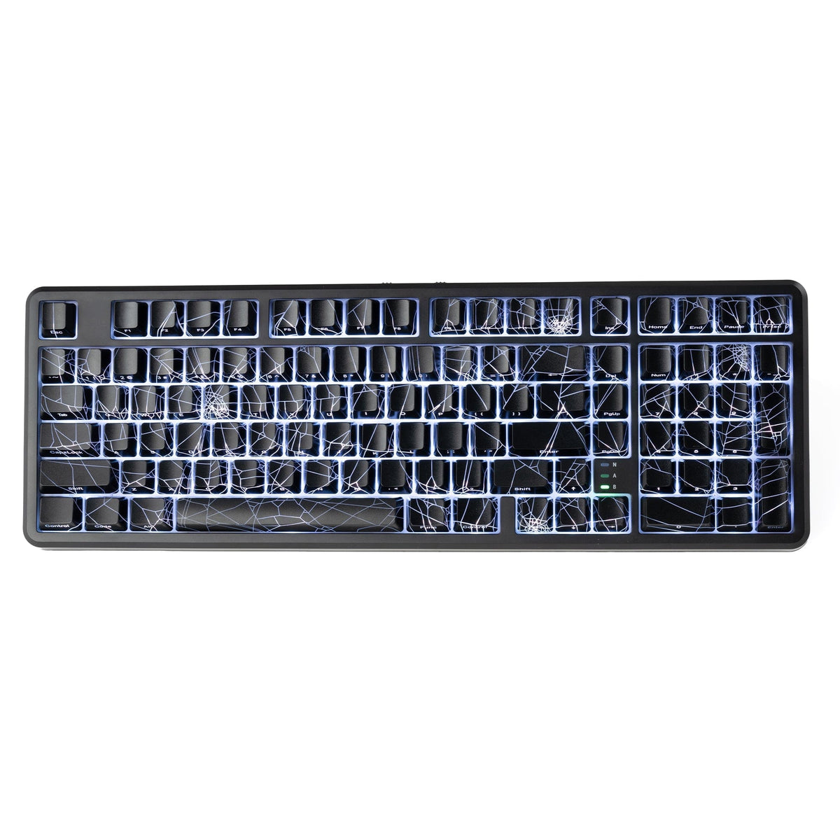 XVX M67 JadeStone Spider Web Tri-Mode RGB Mechanical Keyboard - A-1 Thread Vault