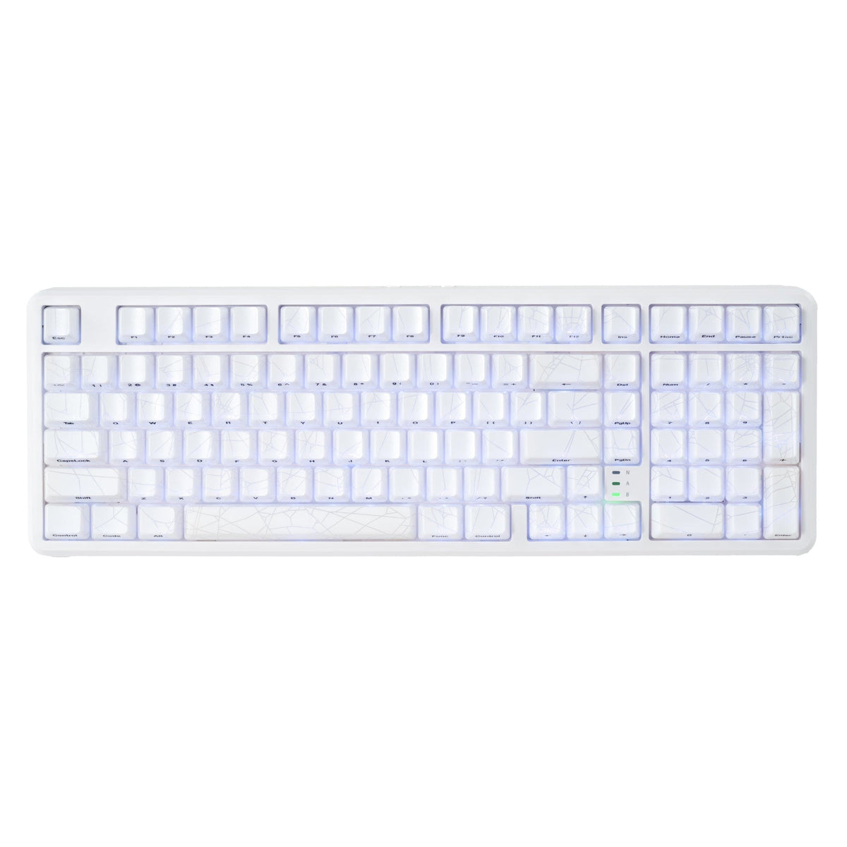 XVX M67 JadeStone Spider Web Tri-Mode RGB Mechanical Keyboard - A-1 Thread Vault