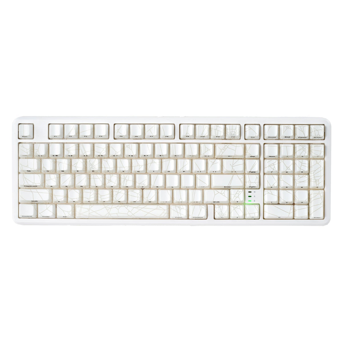 XVX M67 JadeStone Spider Web Tri-Mode RGB Mechanical Keyboard - A-1 Thread Vault