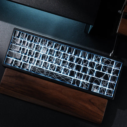 XVX M67 JadeStone Spider Web Tri-Mode RGB Mechanical Keyboard - A-1 Thread Vault